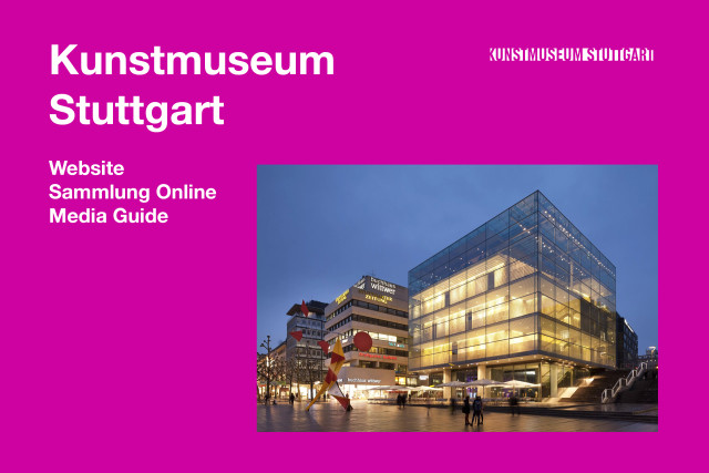 Ansicht der Website des Kunstmuseums Stuttgart, bereitgestellt von der Sinnoptics GmbH