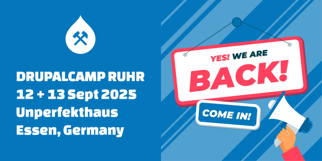 DrupalCamp Ruhr Veranstaltungstitelbild